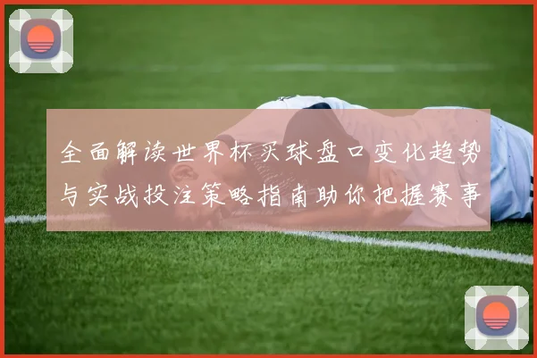 全面解读世界杯买球盘口变化趋势与实战投注策略指南助你把握赛事