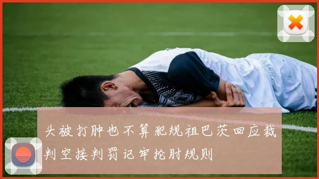 头被打肿也不算犯规祖巴茨回应裁判空接判罚记牢抡肘规则